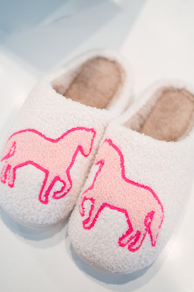 Slippers, Pink Pony