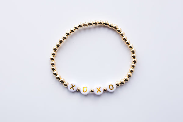 4mm Gold Personalized Bracelet