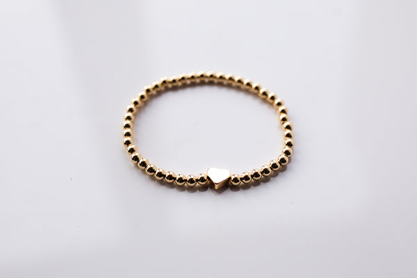 4mm Gold/Icon Bracelet